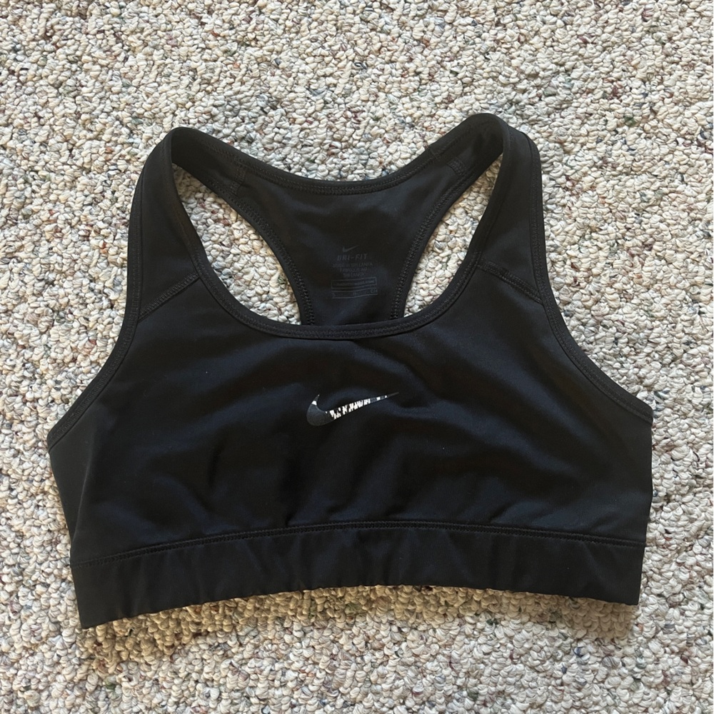 Nike Black Athletic Sports Bra